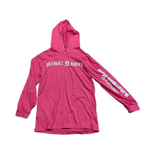 Detroit tigers pink out the park shirt with hood size medium - Picture 1 of 4